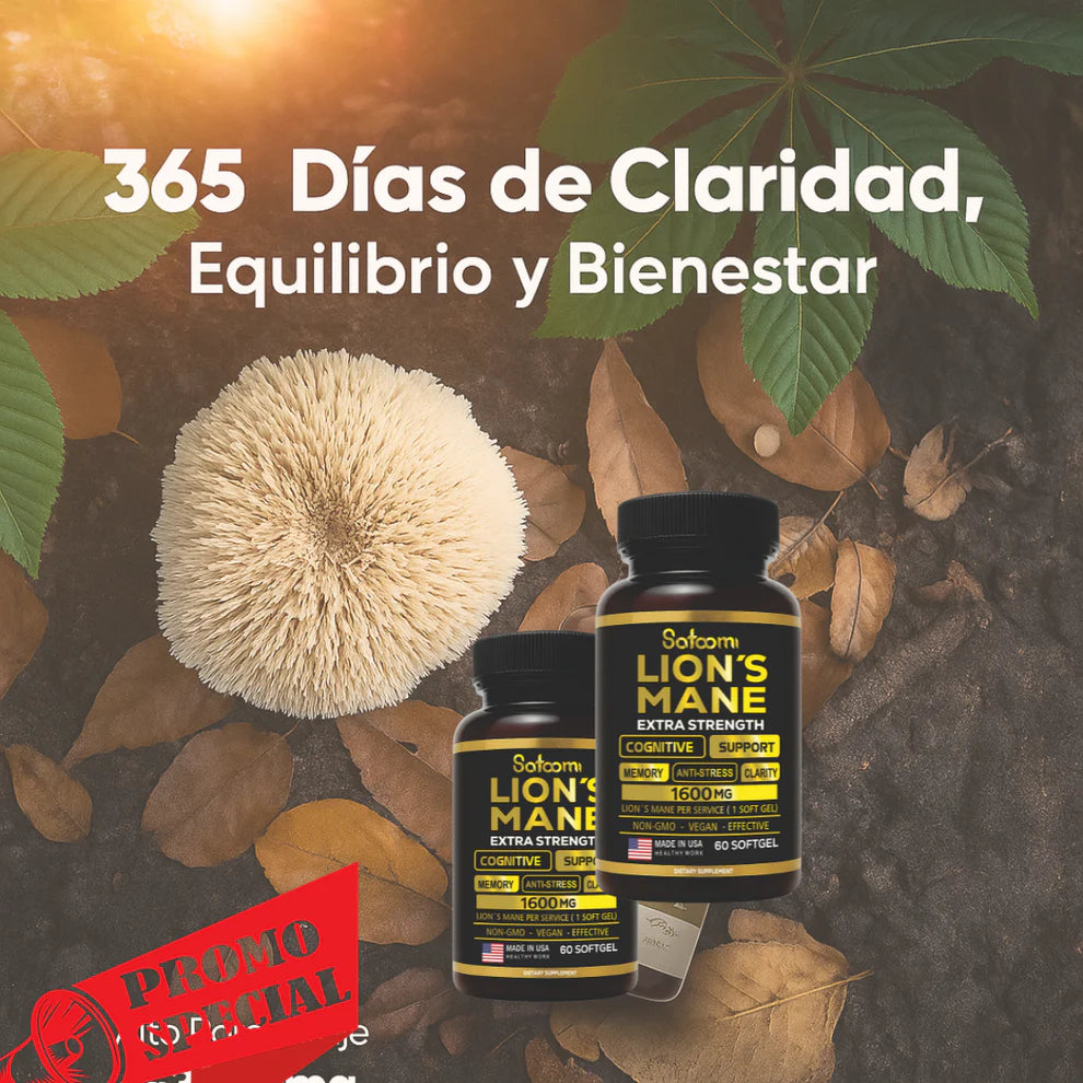 Melena de León (Activa tu Mente y Enfócate con Melena de León Extra Forte)