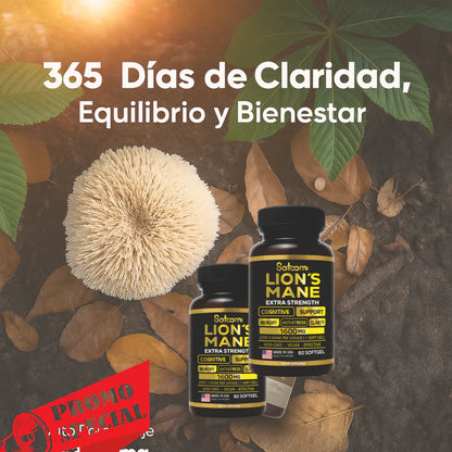 Melena de León (Activa tu Mente y Enfócate con Melena de León Extra Forte)