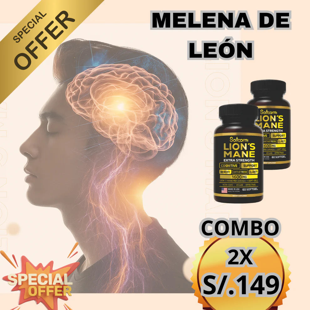 Melena de León (Activa tu Mente y Enfócate con Melena de León Extra Forte)