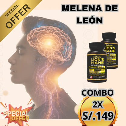 Melena de León (Activa tu Mente y Enfócate con Melena de León Extra Forte)