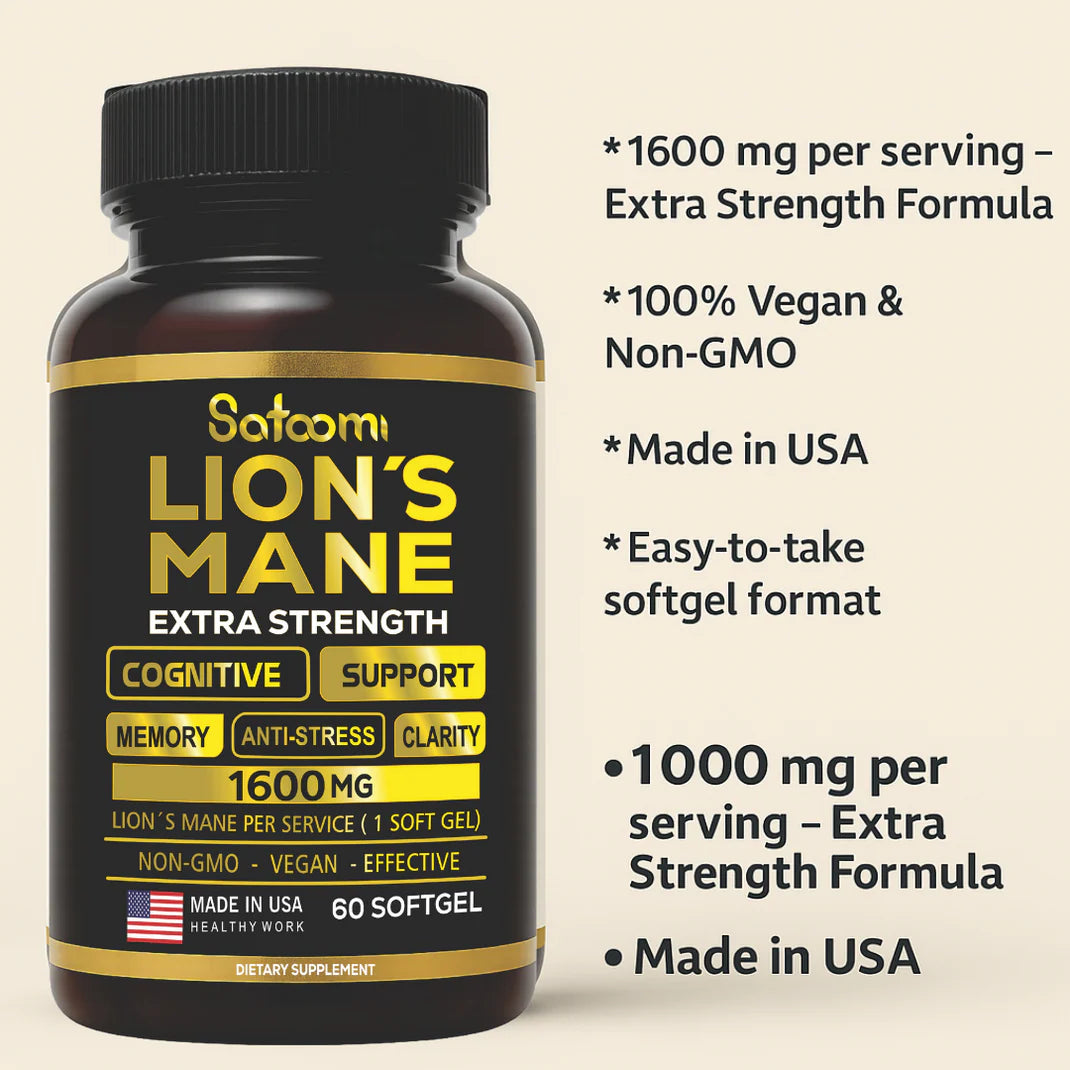 Melena de León (Activa tu Mente y Enfócate con Melena de León Extra Forte)